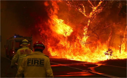 山 火事 範囲 オーストラリア