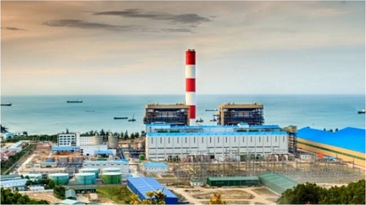 ブンアン2石炭火力発電所の完成予想図