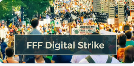 大規模集会より「デジタル・ストライキ」