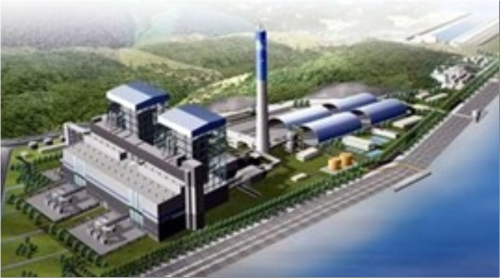 三菱商事が建設に関与しているベトナムのバンフォン第2石炭火力発電所
