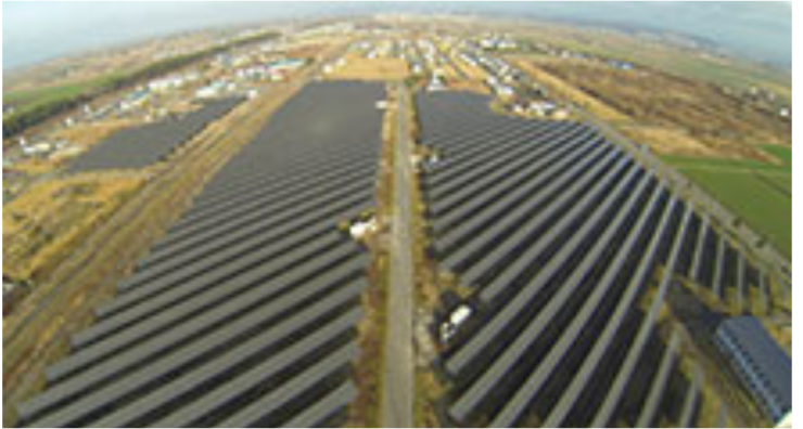 大和エナジー・インフラが北海道岩見沢で運営する太陽光発電事業