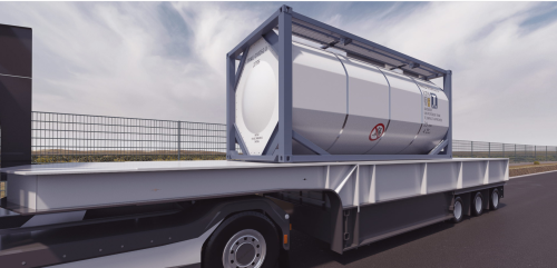 製造した「e燃料」は従来のガソリン等と同様、トラックで輸送できる