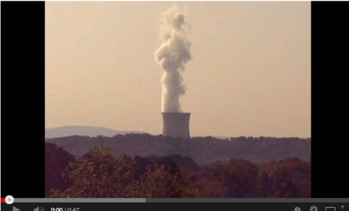 煙を高く上げる原発