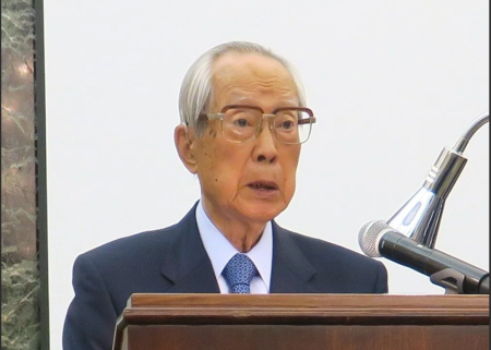 原子力産業協会会長を退任した今井敬氏（92歳）