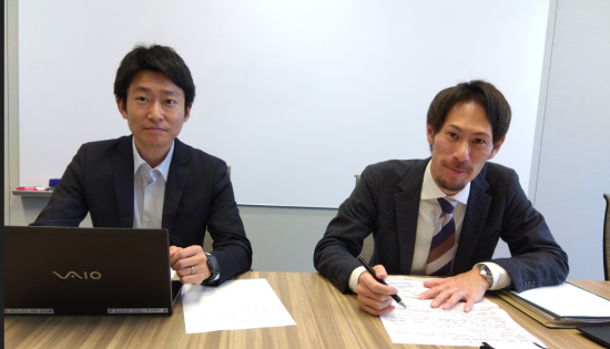 白石氏㊧と竹内氏㊨