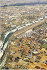 富山県を流れる神通川
