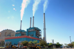モンタナ州コルストリップの石炭火力発電所