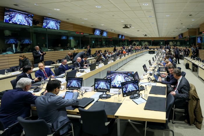 EU理事会の審議風景（イメージ）