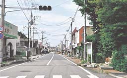 福島第一原発から４キロほどの距離にある双葉町の中心部。町民の多くが帰郷を望んでいる