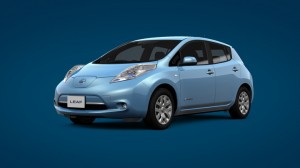 保険の対象となる日産リーフ