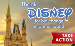 ディズニーランドも、自然に優しい製品を使います