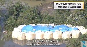 放置されていた放射性物質の高いチップ群