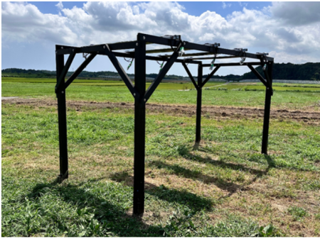 実験で使用する架台