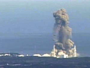 水素爆発を起こした福島第一原発