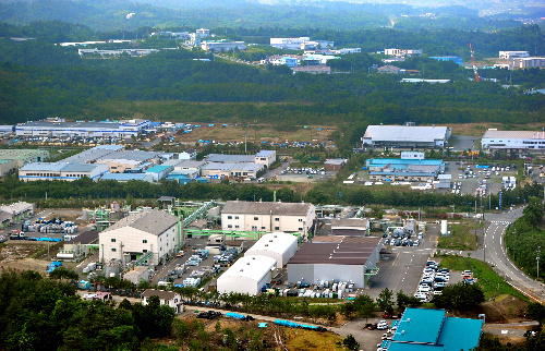 楢葉南工業団地と広野工業団地