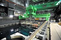 使用済み燃料の取り出し作業が続く4号機