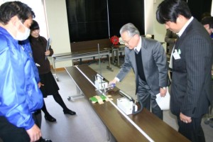 放射線量の測定実習