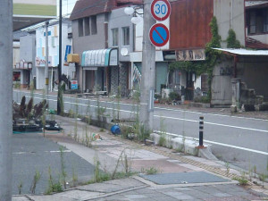 住民が住めない状態が続いている双葉町