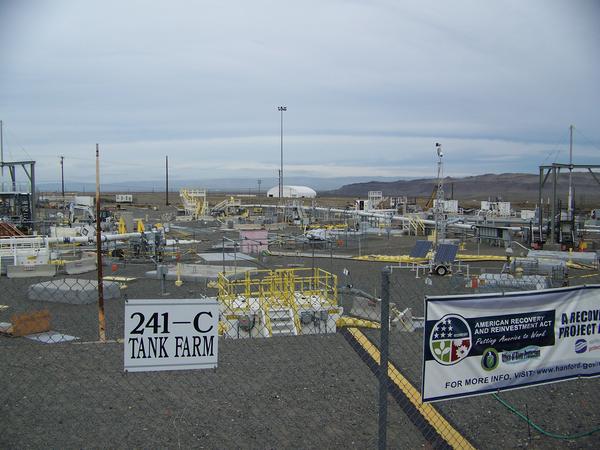 There are 177 underground radioactive waste tanks at Hanford.