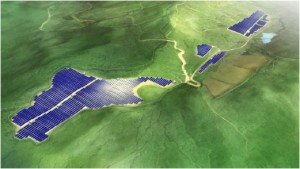 図　いいたてまでいな太陽光発電所の完成予想図。出典：東光電気工事