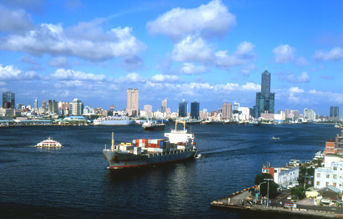 台湾の高雄港